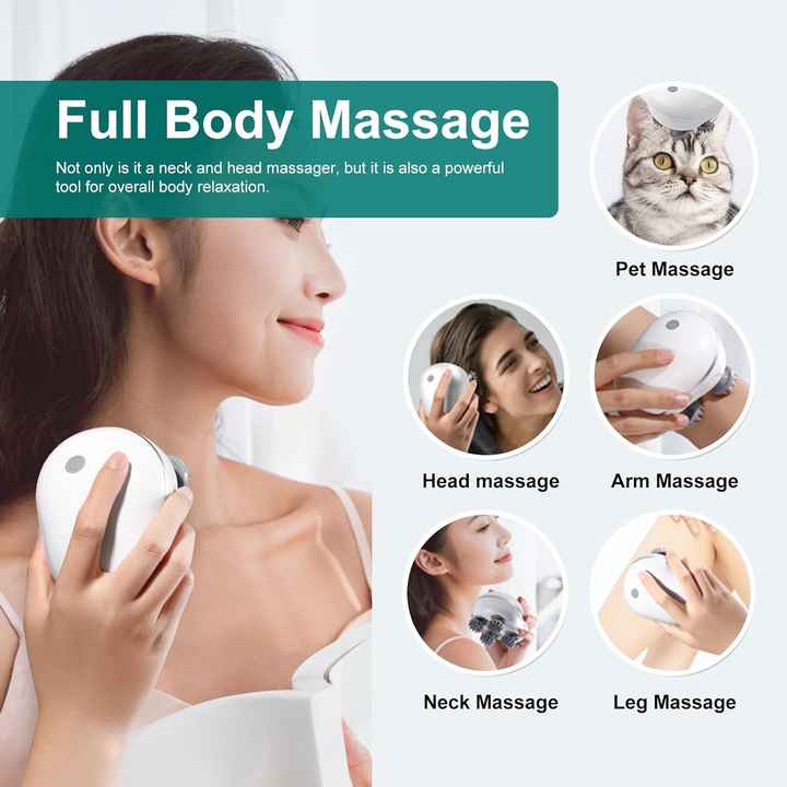 💆♂️✨ Ultimate Scalp & Full Body Massager – Relaxation at Your Fingertips!