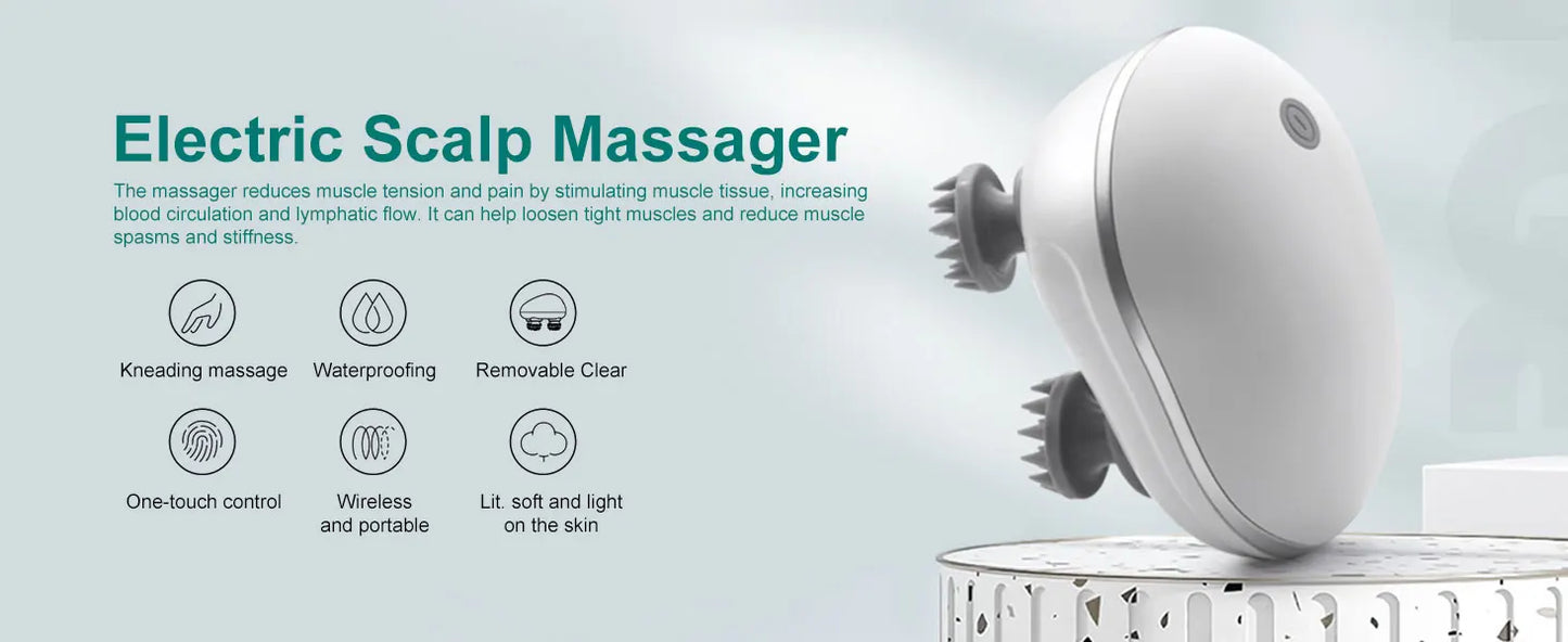 💆♂️✨ Ultimate Scalp & Full Body Massager – Relaxation at Your Fingertips!