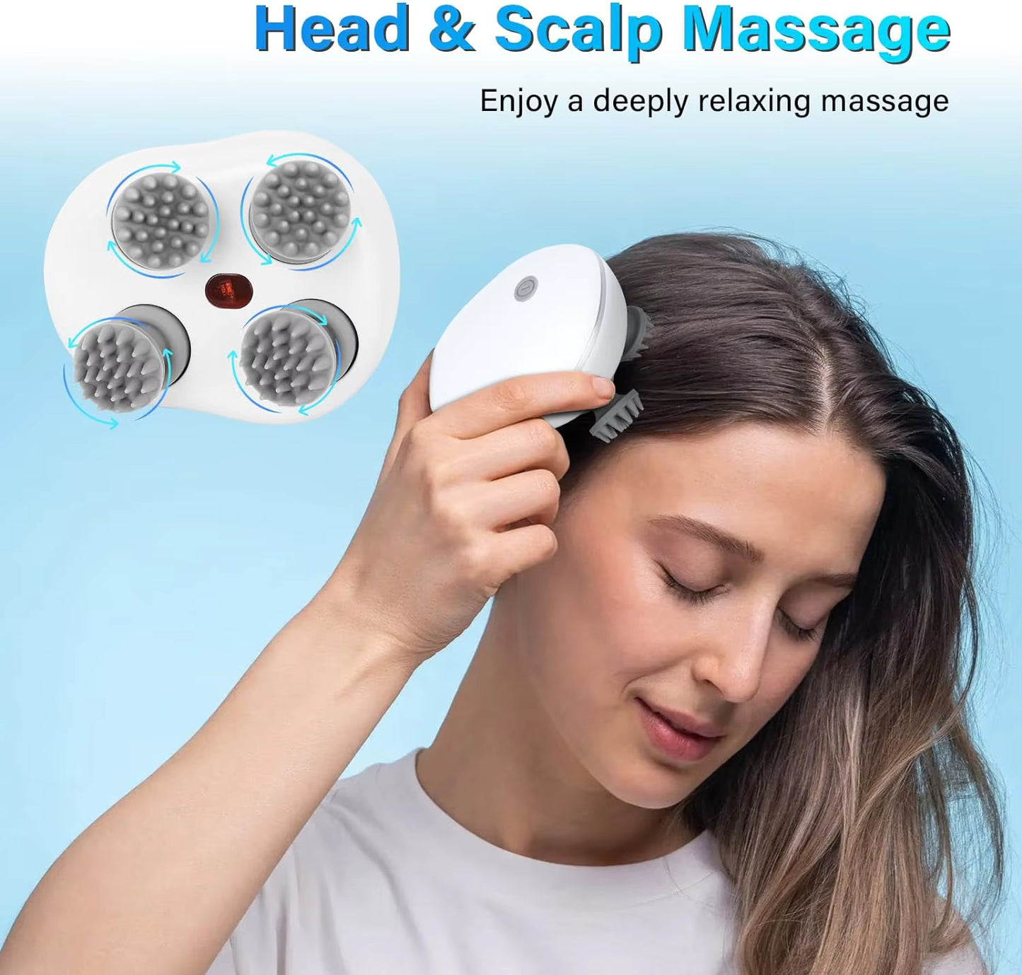 💆♂️✨ Ultimate Scalp & Full Body Massager – Relaxation at Your Fingertips!
