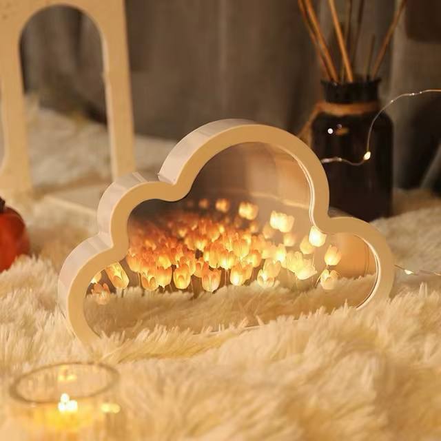 ☁️ CloudBloom Tulip Lamp – A Dreamy Floral Glow ☁️🌷