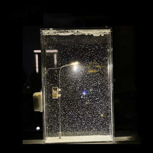 🌨️ Snow Street Light Lamp – A Magical Winter Glow! ❄️✨