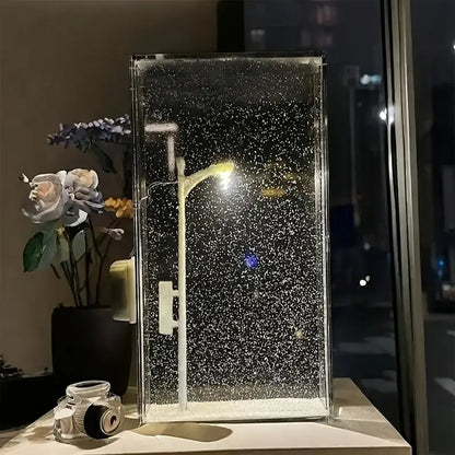🌨️ Snow Street Light Lamp – A Magical Winter Glow! ❄️✨