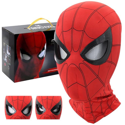 Spider-Man Cosplay Mask with Mechanical Blinking Eyes!